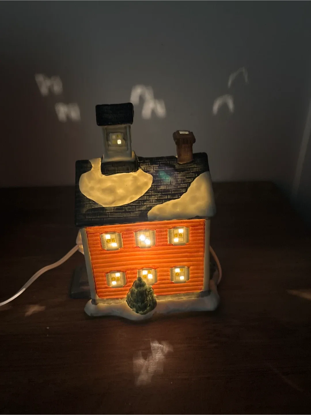 Christmas Village Light Up School House image indicator(4)