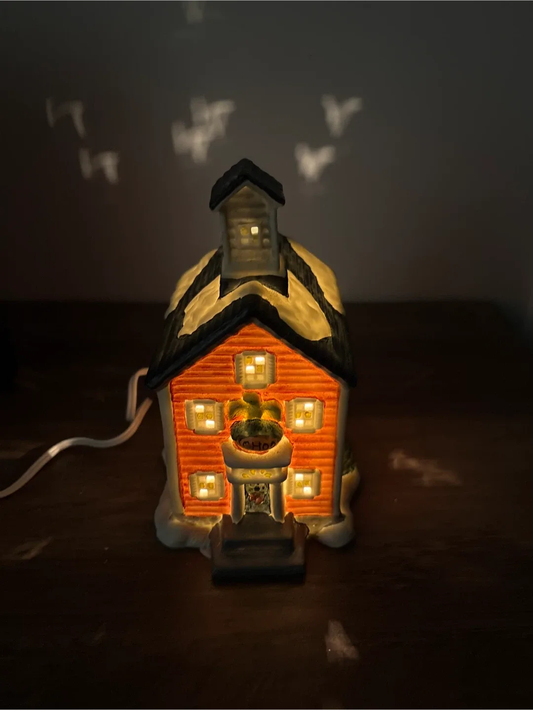 Christmas Village Light Up School House image indicator(3)