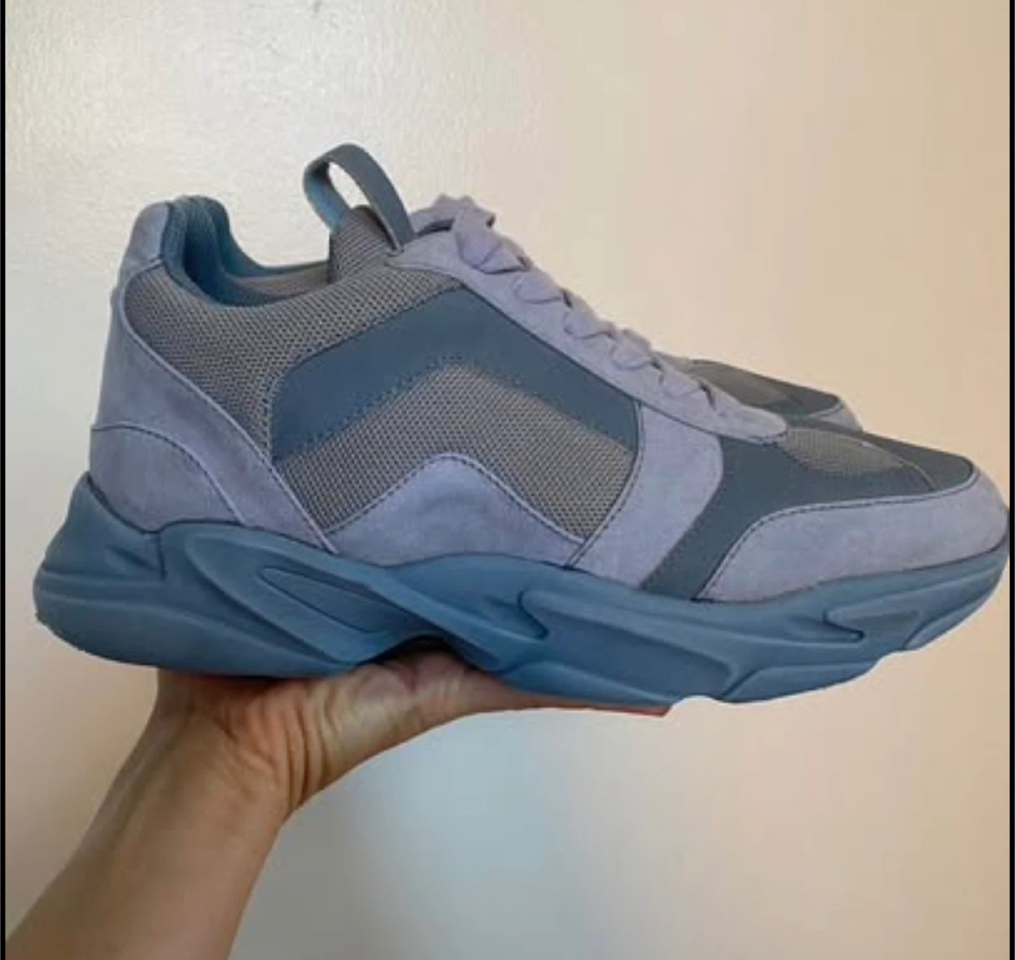Blue Women's shoes, sneakers, size 10 - 26,5cm