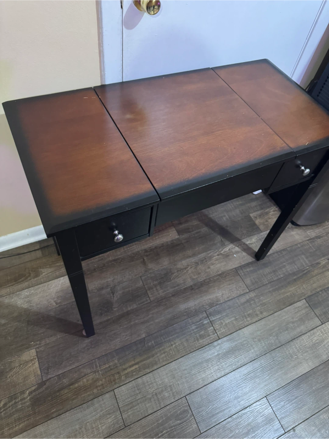 Vanity Makeup Desk with Mirror - photo 2