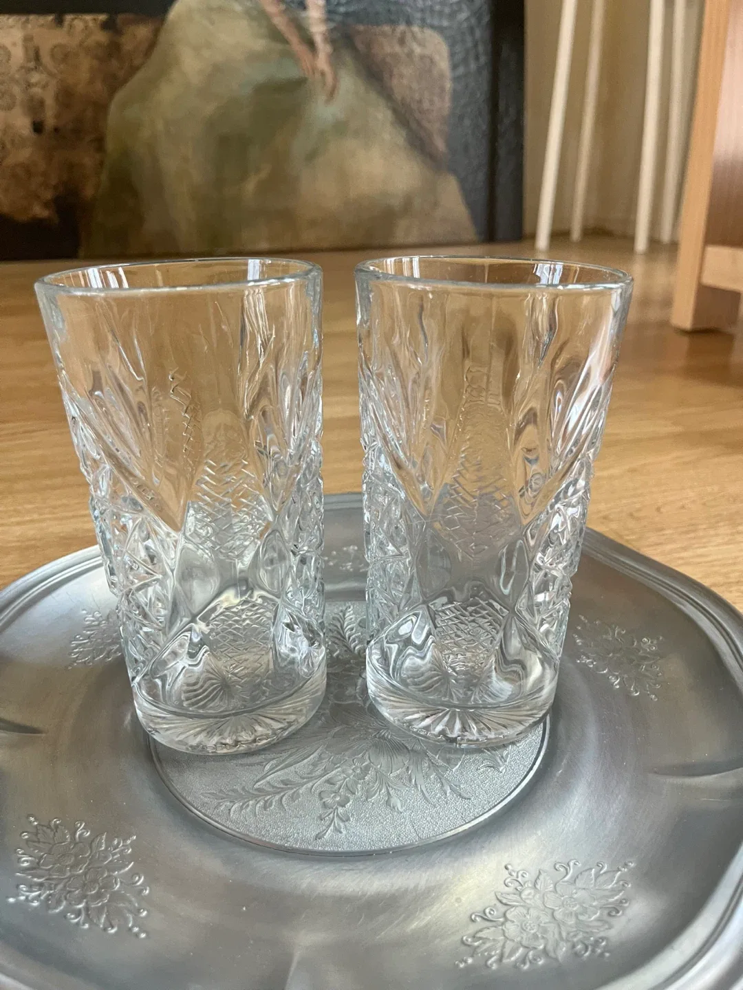 Set of Libby Two Crystal Glasses image indicator(2)