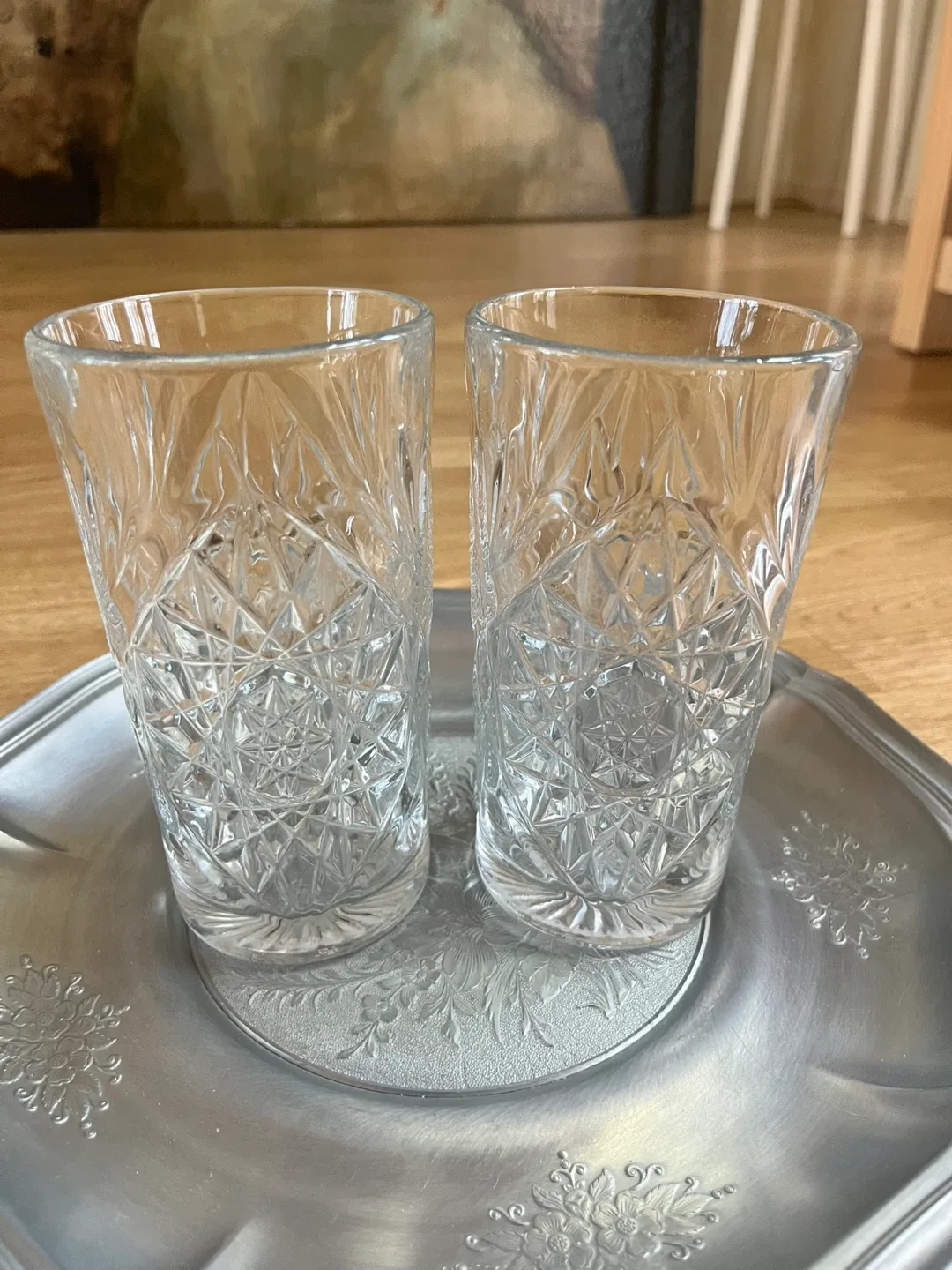 Set of Libby Two Crystal Glasses image indicator(3)
