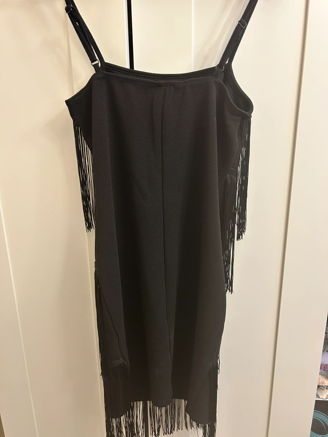 Shein Black Fringe Dress - Size M - photo 2