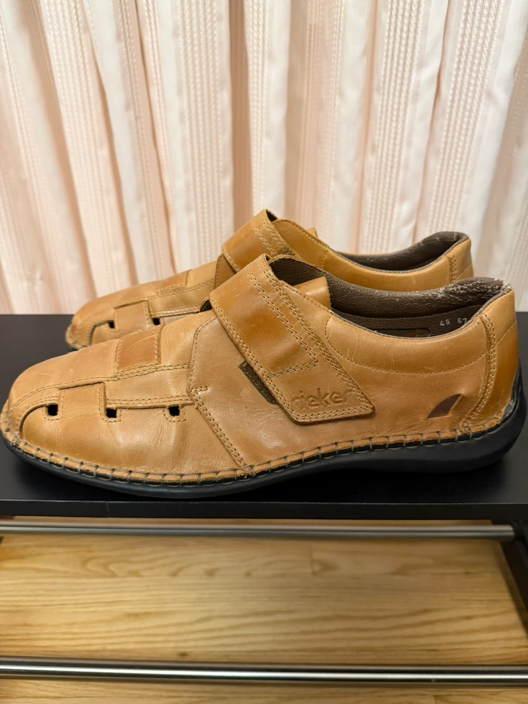 Leather men’s Sandals, Size US 12 - photo 3