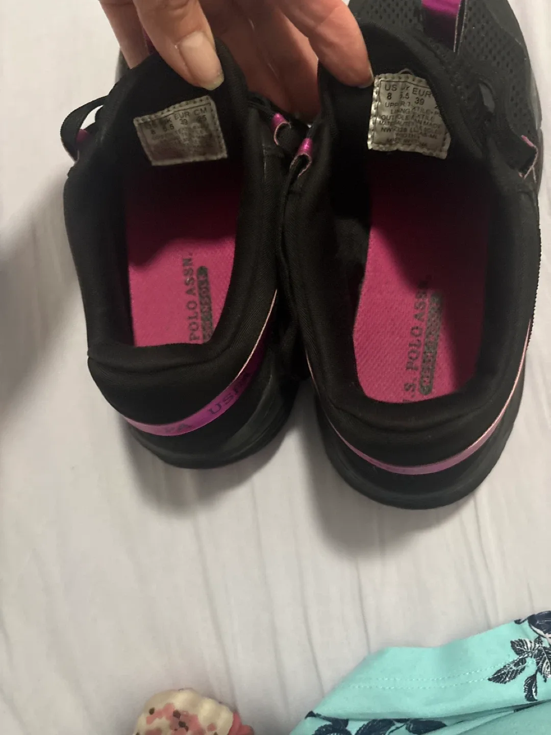 U.S. Polo Assn. Black Sneakers - Size 6 image indicator(5)