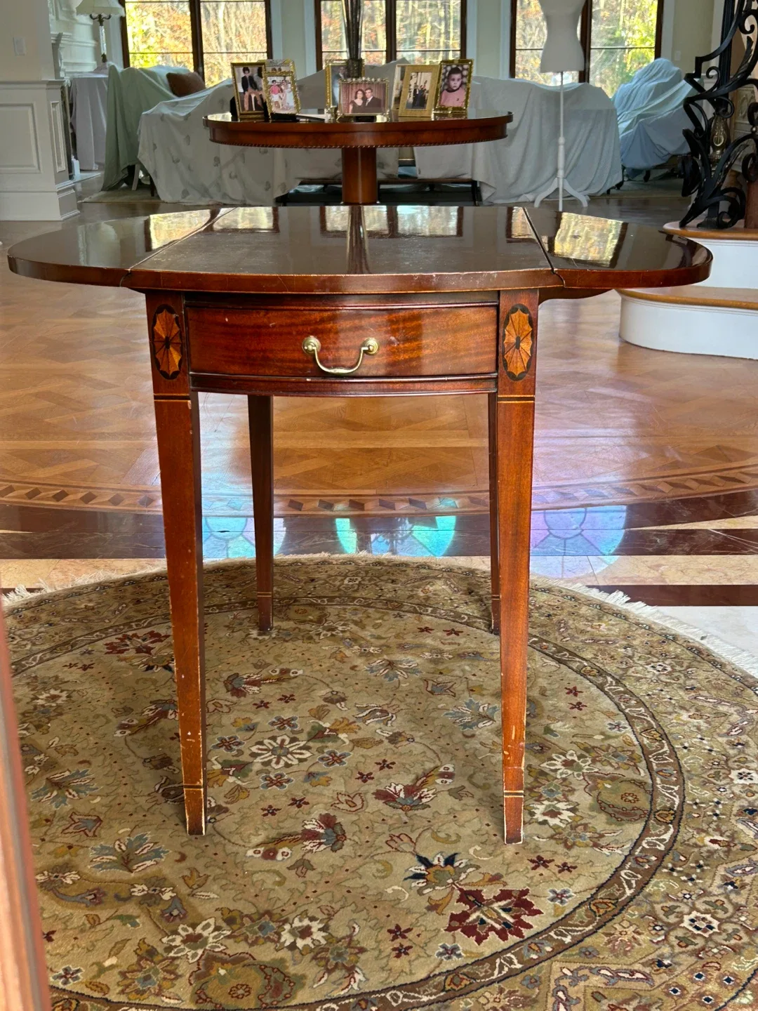 Hickory Chair Drop Leaf End Tables (2) image indicator(2)