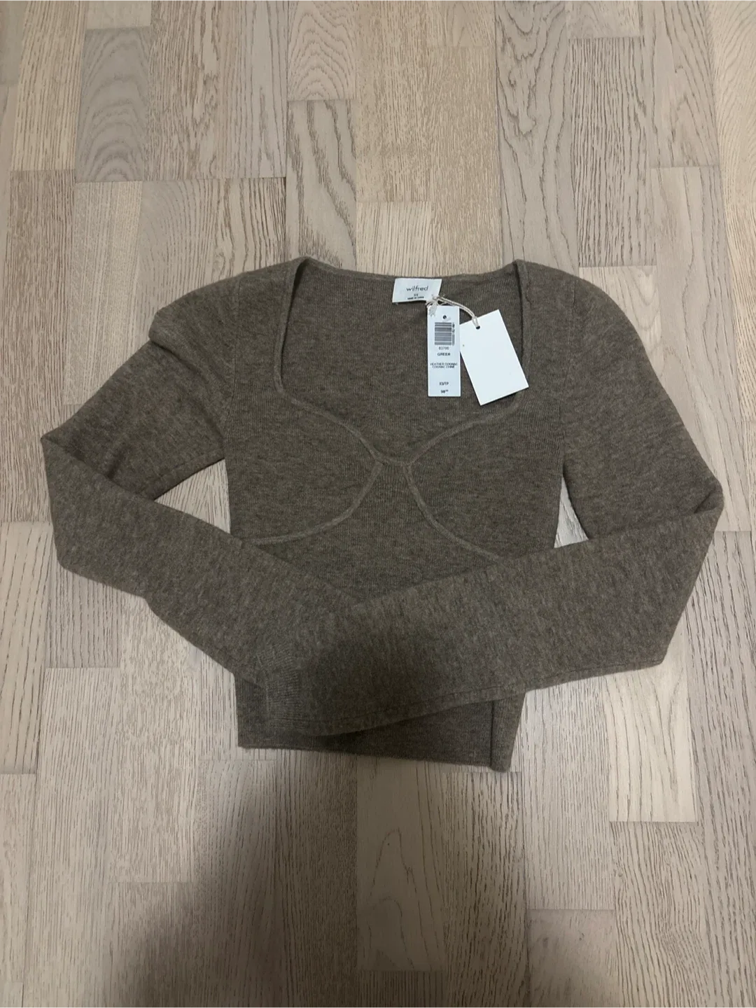 Wilfred Greer Top in Heather Cognac (xs)