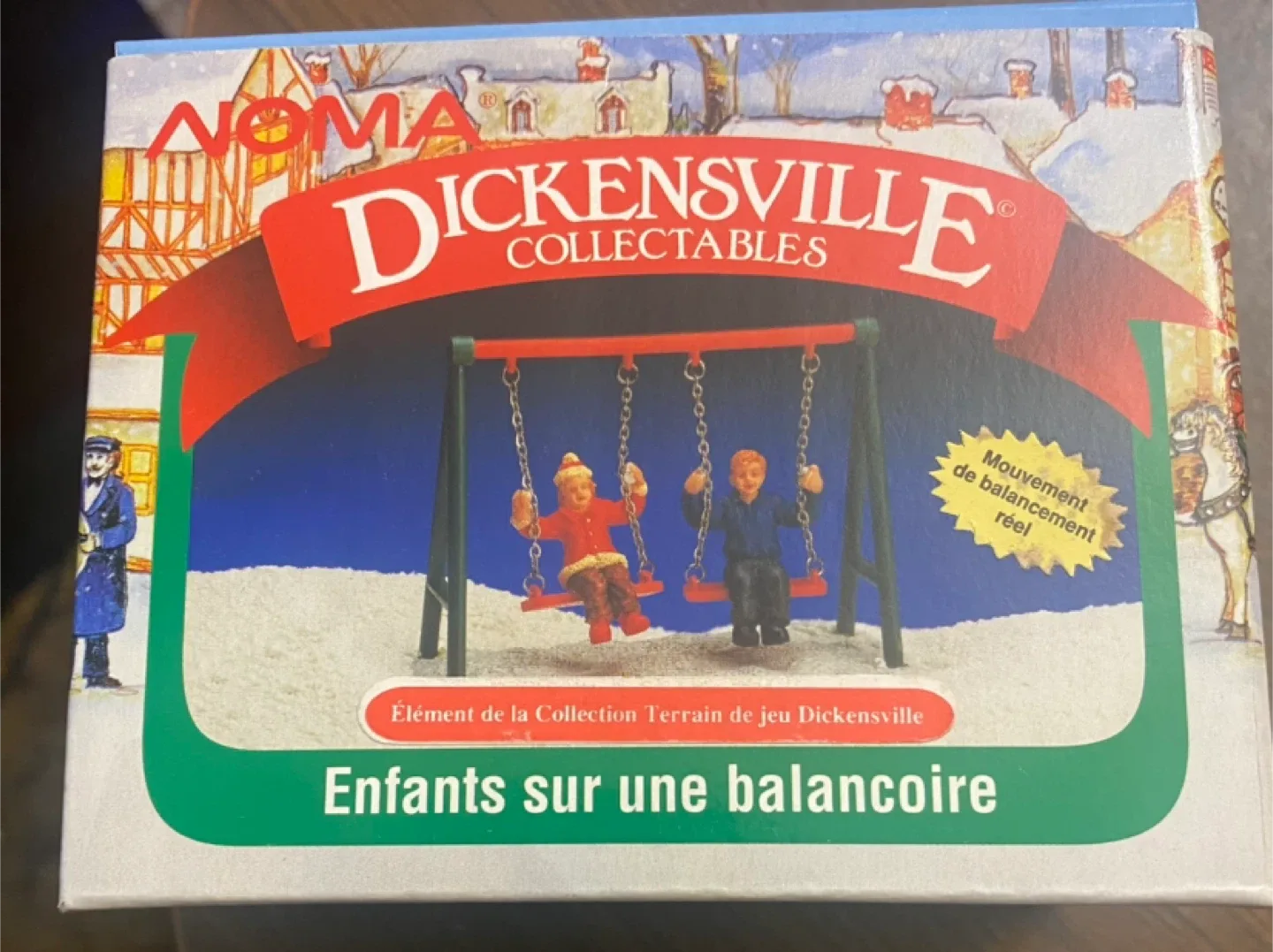 NOMA Dickensville Collectables Kids on Swing