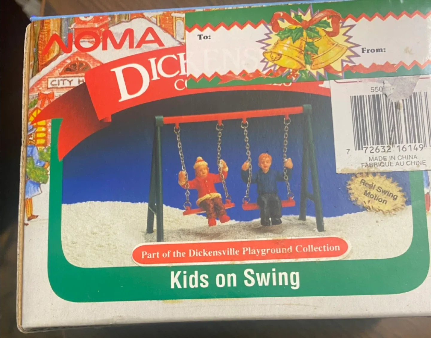 NOMA Dickensville Collectables Kids on Swing image indicator(2)