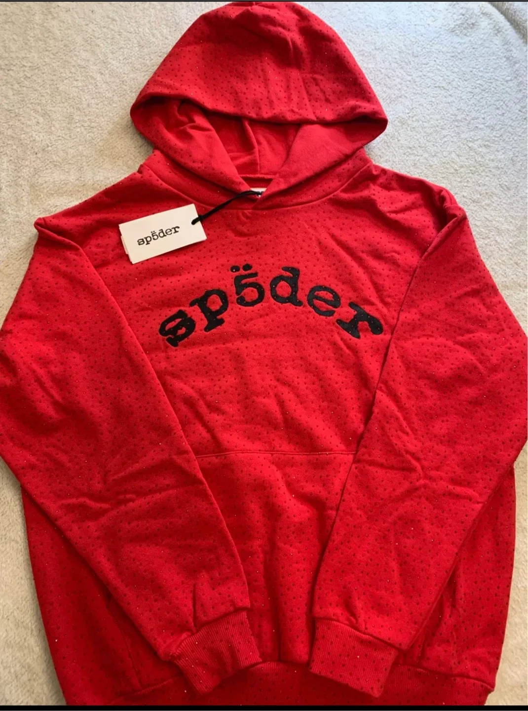 Sp5der Red Hoodie image indicator(2)