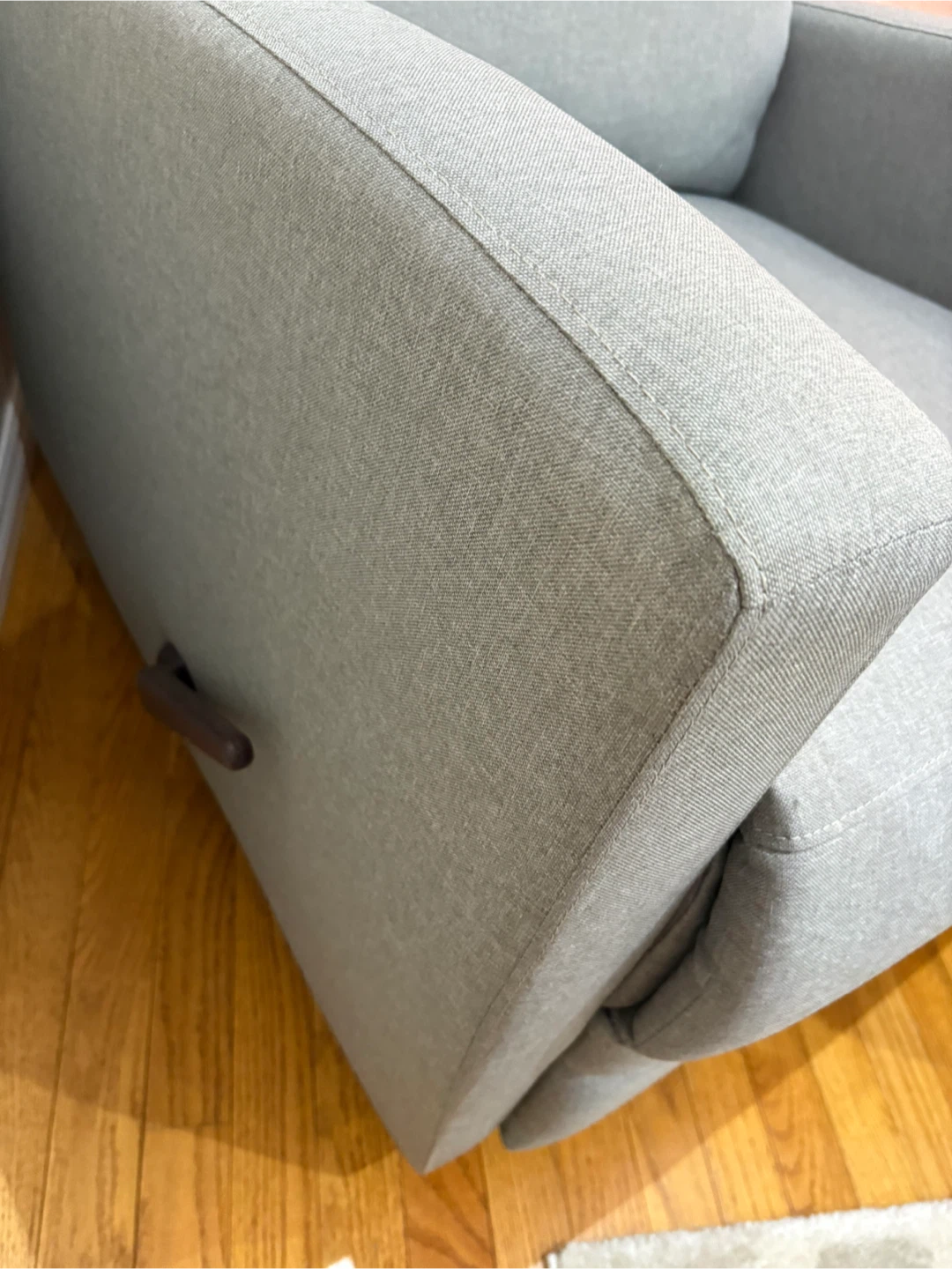 Light Grey Recliner Chair - photo 3