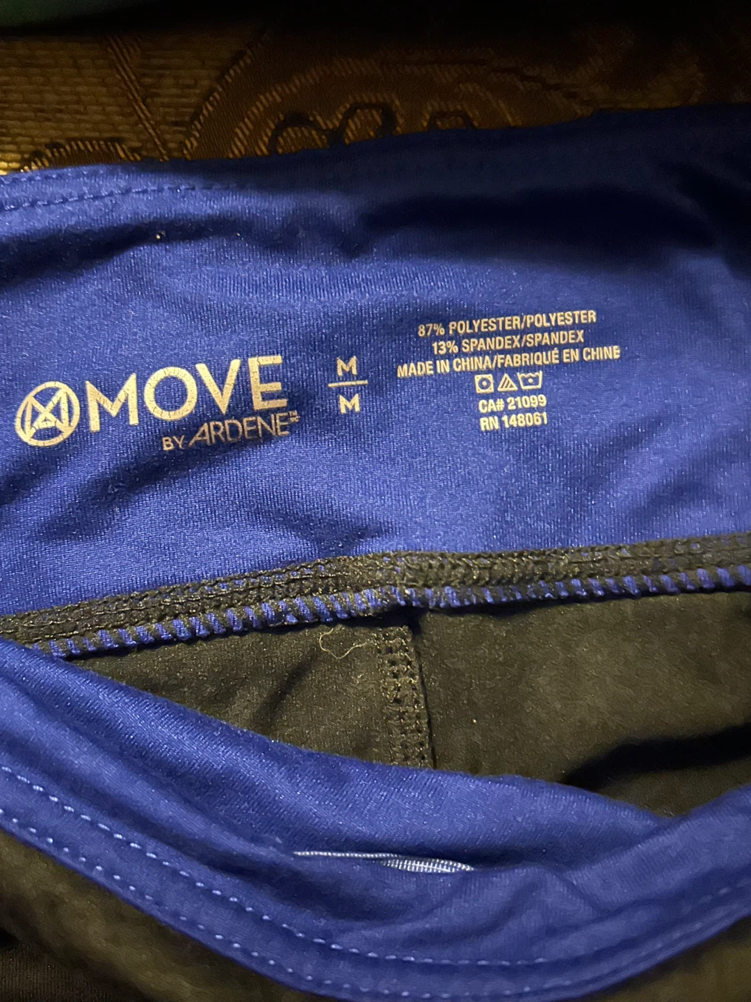 Move by Ardene Black & Blue Capris - Size M - photo 3