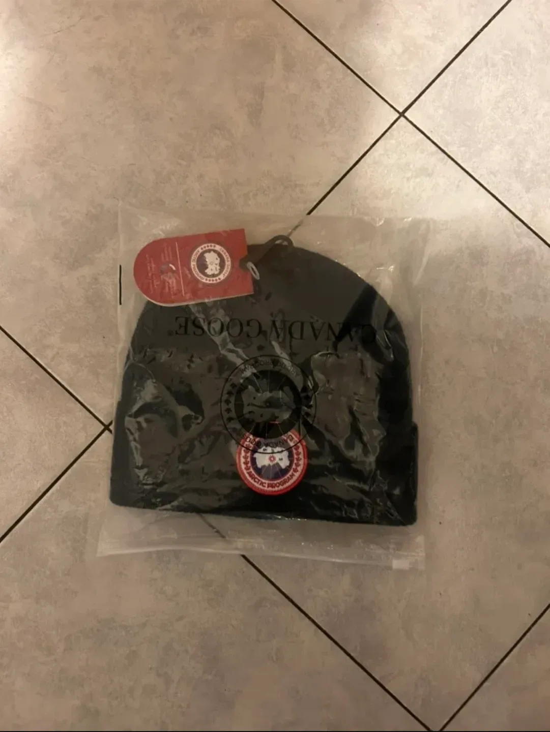New Canada Goose Arctic Program Black Beanie image indicator(4)