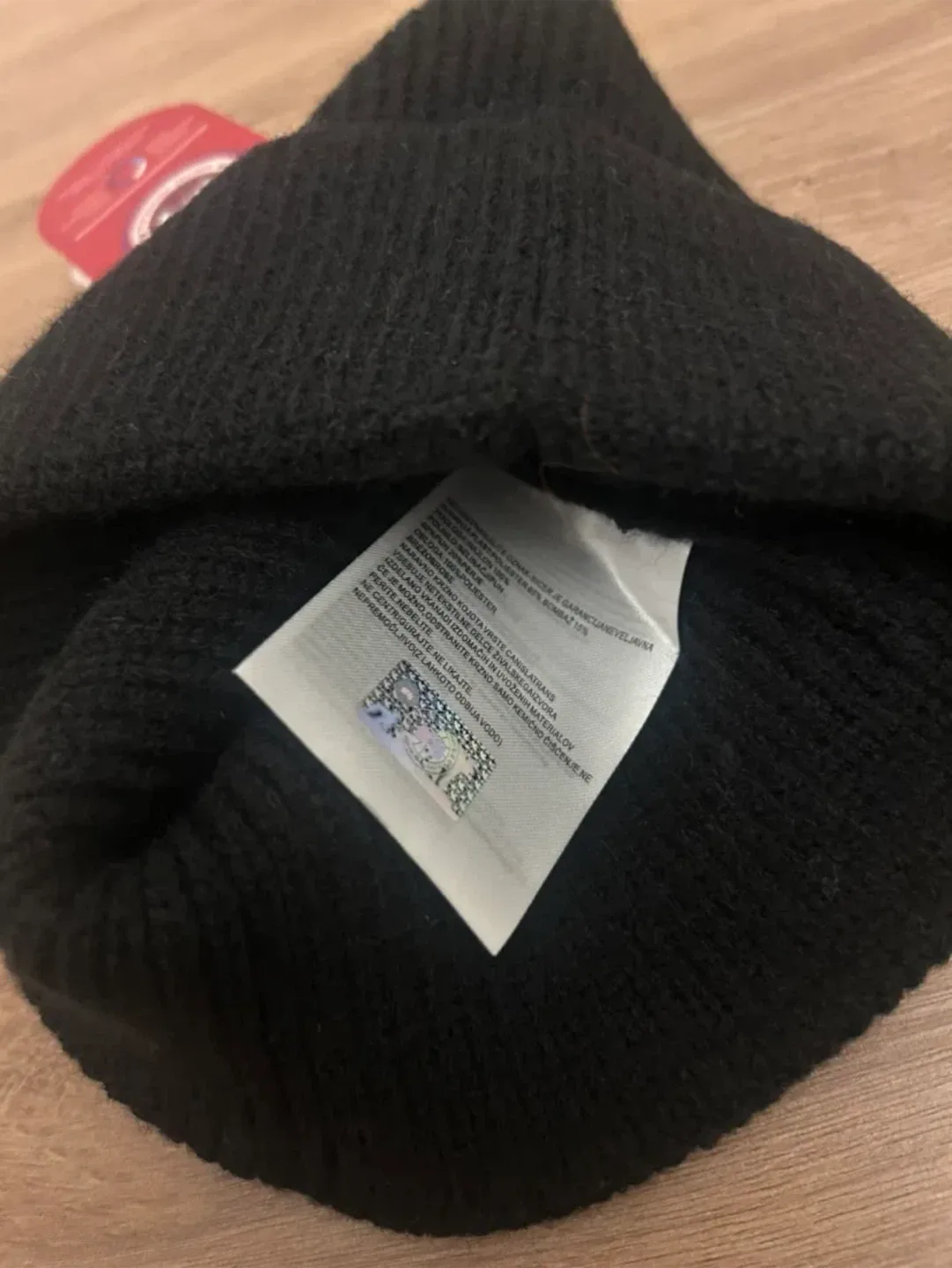 New Canada Goose Arctic Program Black Beanie image indicator(2)