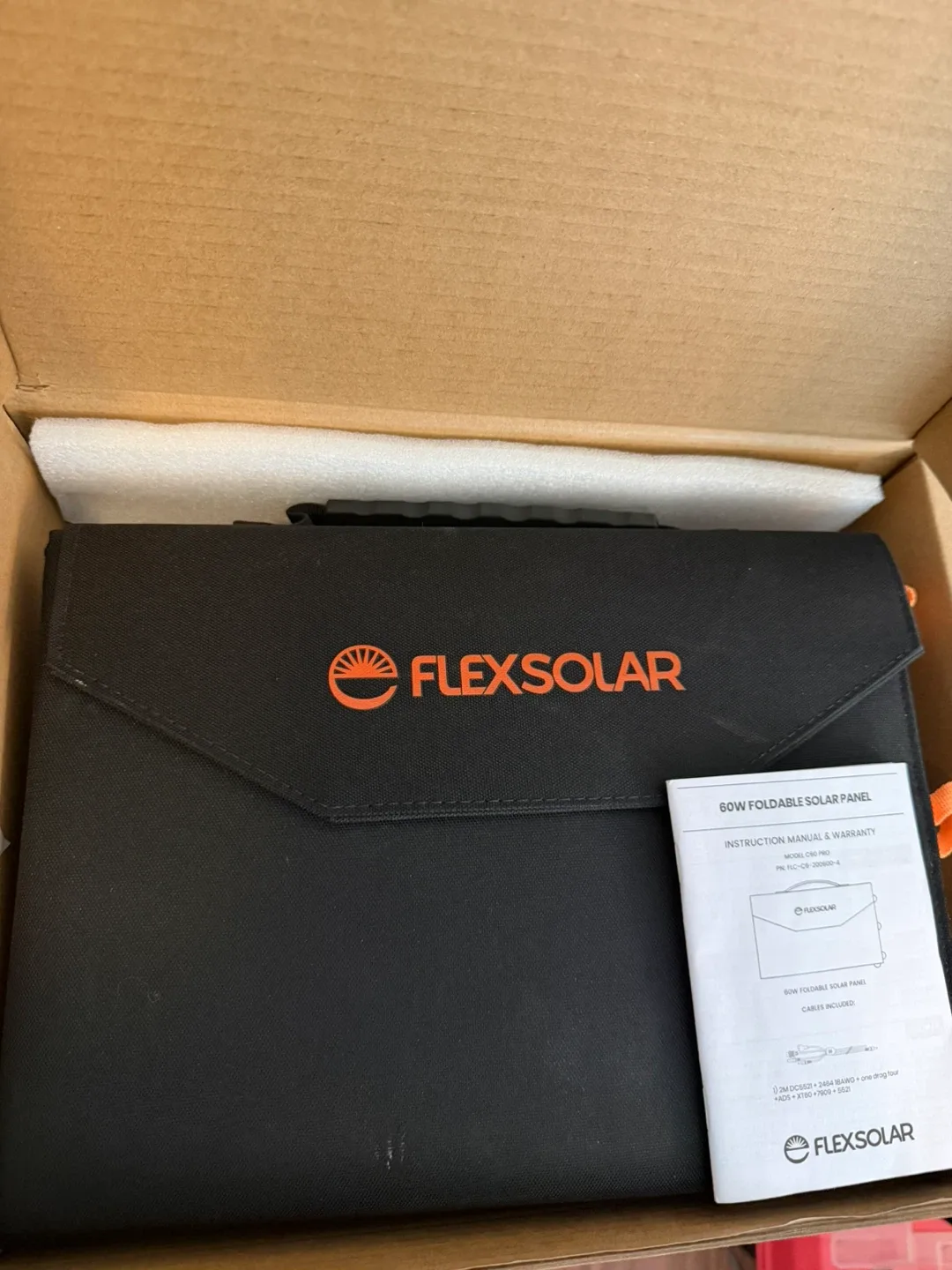 FlexSolar 60W Foldable Solar Panel - New in Box!
