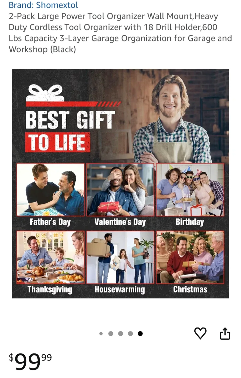 Shomextol Power Tool Organizer - New in Box image indicator(4)