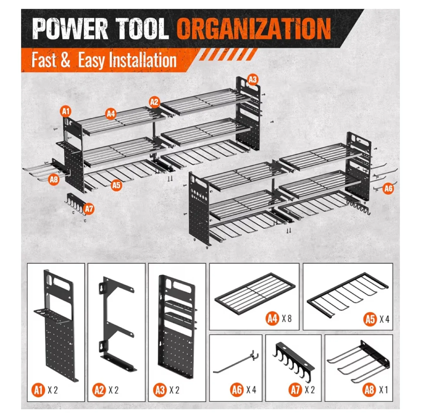 Shomextol Power Tool Organizer - New in Box image indicator(6)