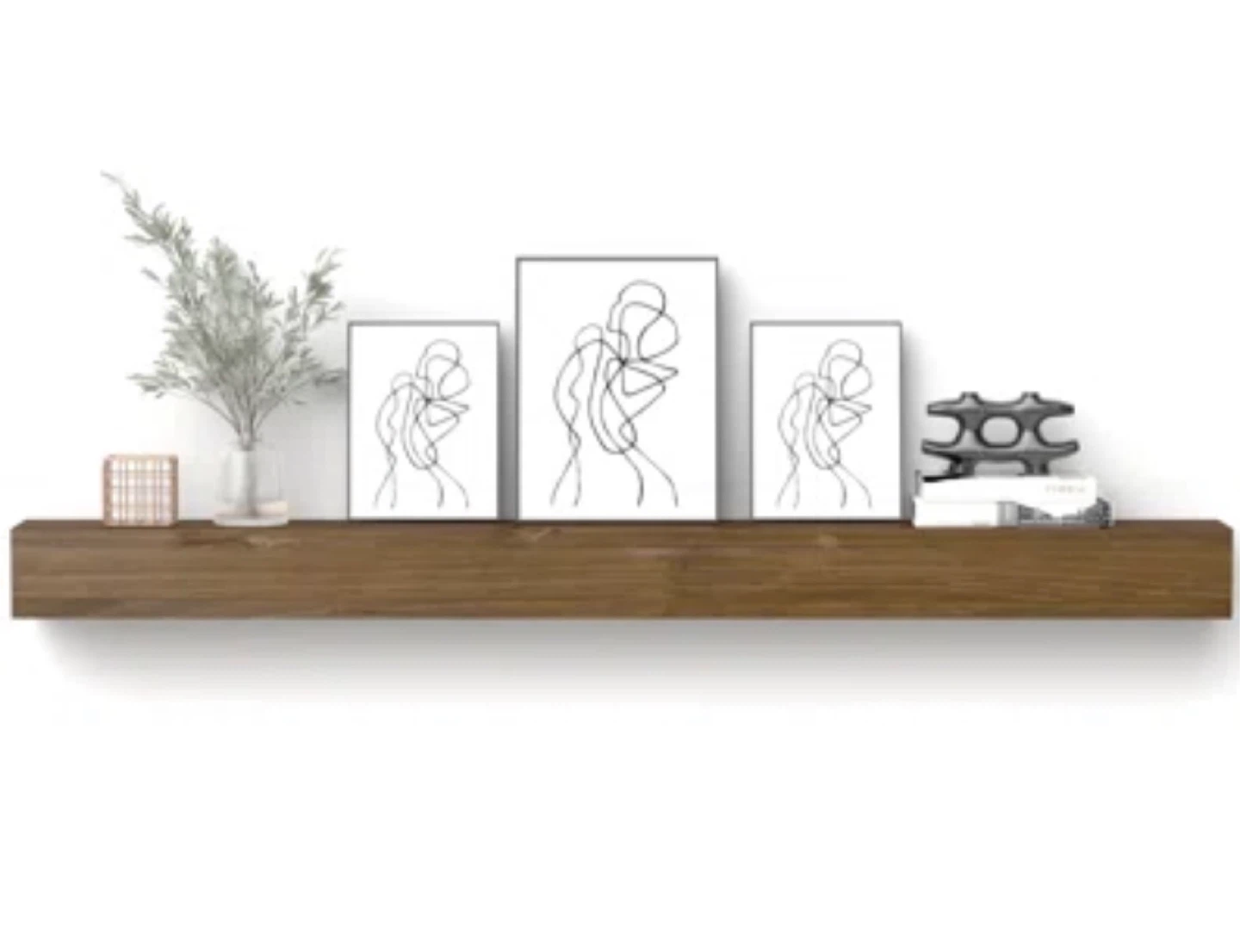 Floating Wood Shelf - New in Box