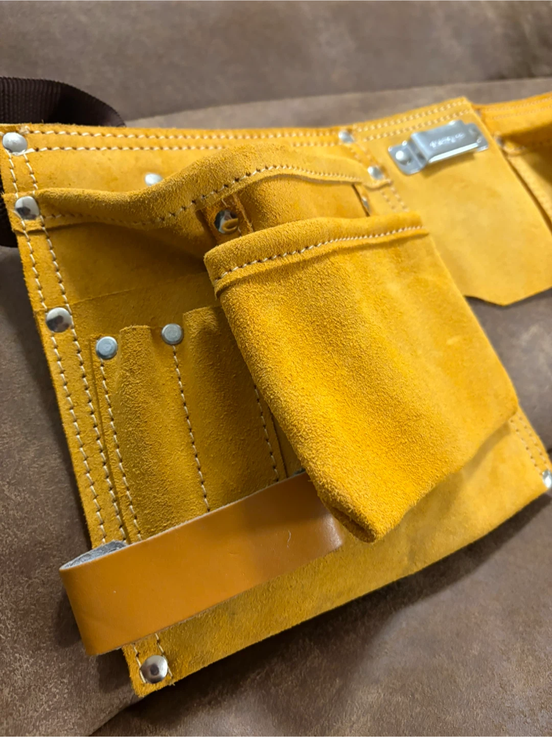 Tool Belt | Yellow Leather - photo 3