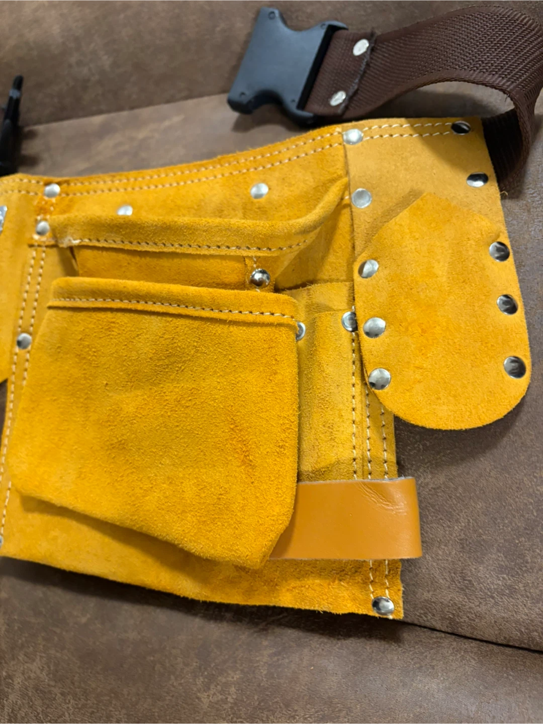 Tool Belt | Yellow Leather - photo 4
