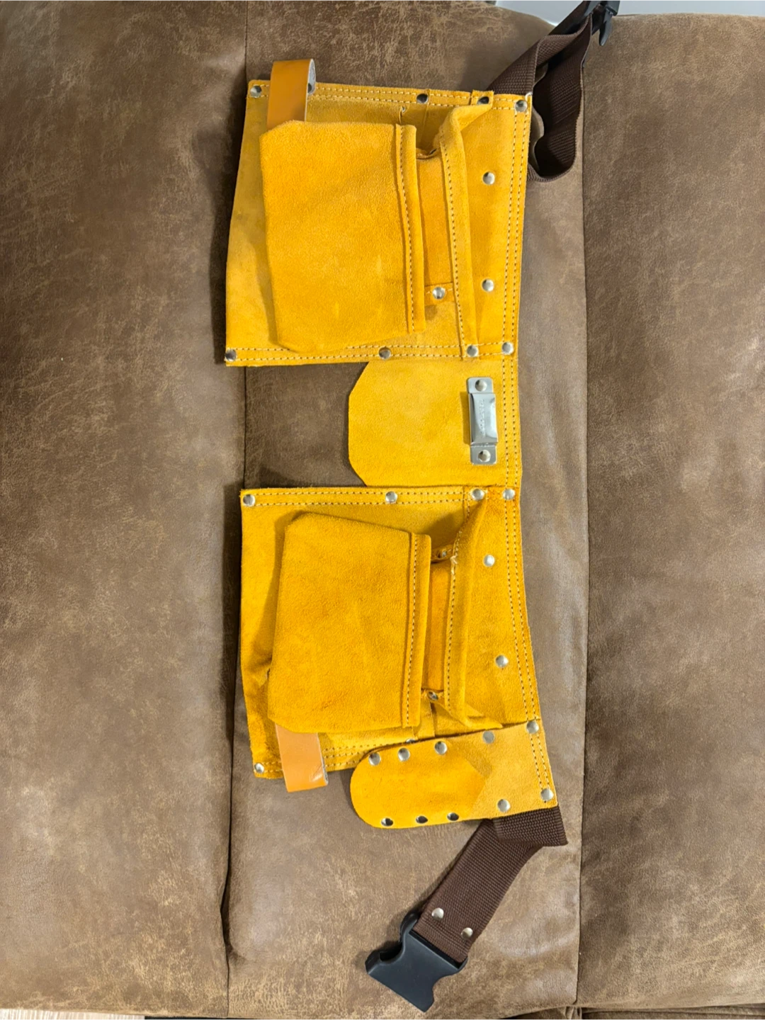 Tool Belt | Yellow Leather