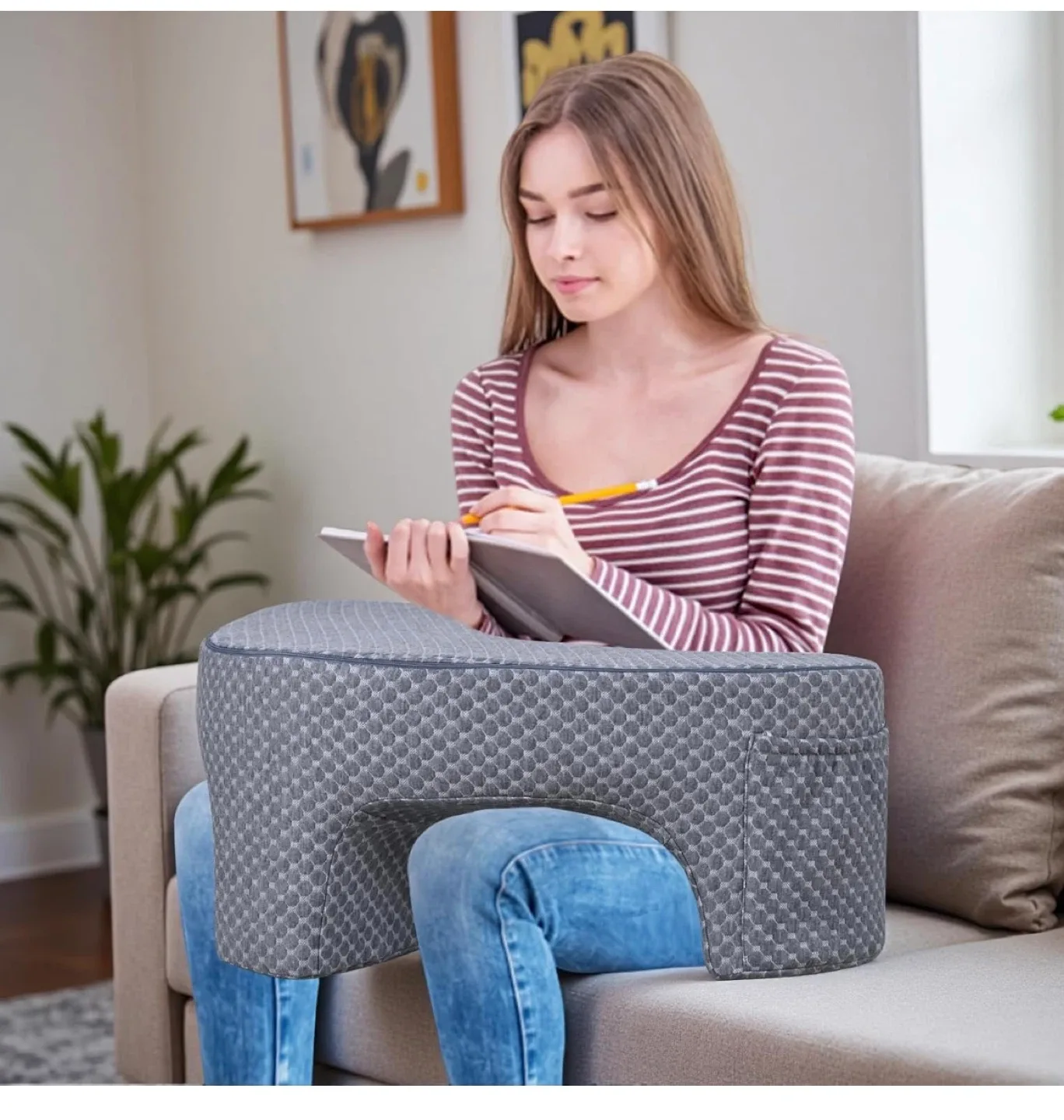 Memory Foam Soft Desk - Portable Lap Desk image indicator(2)