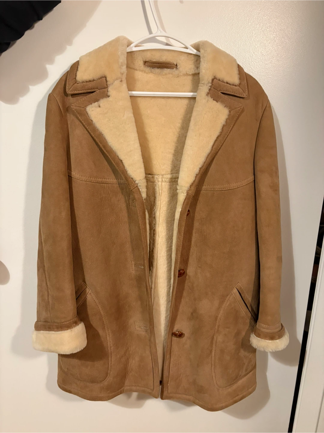 Sawyer of Napa Brown Shearling Coat