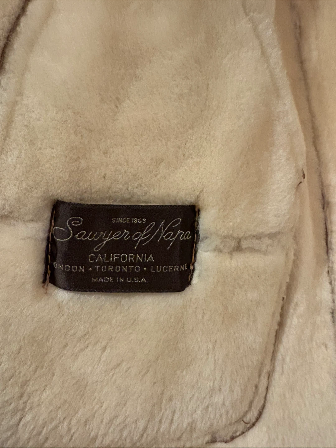 Sawyer of Napa Brown Shearling Coat - photo 4