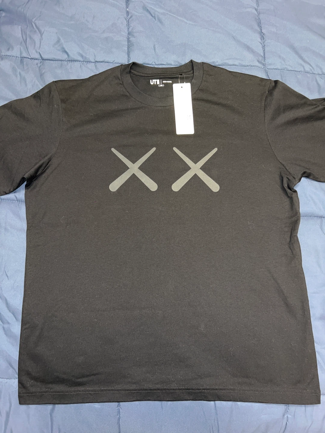 Uniqlo KAWS + Warhol Black T-Shirt - Size L