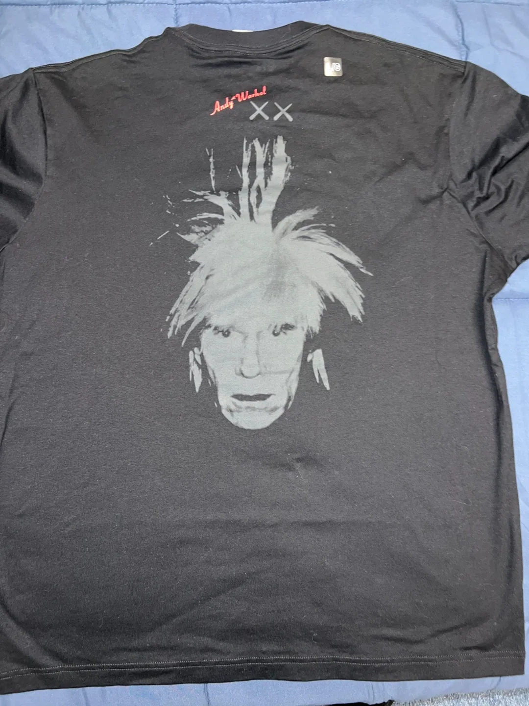 Uniqlo KAWS + Warhol Black T-Shirt - Size L image indicator(2)