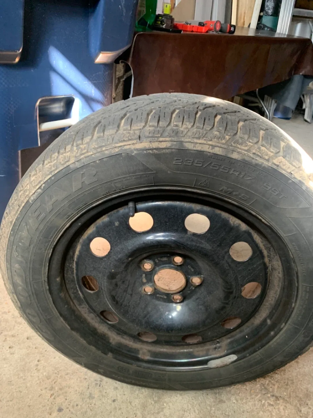 Used winter with Steel RimTires 235/55R17