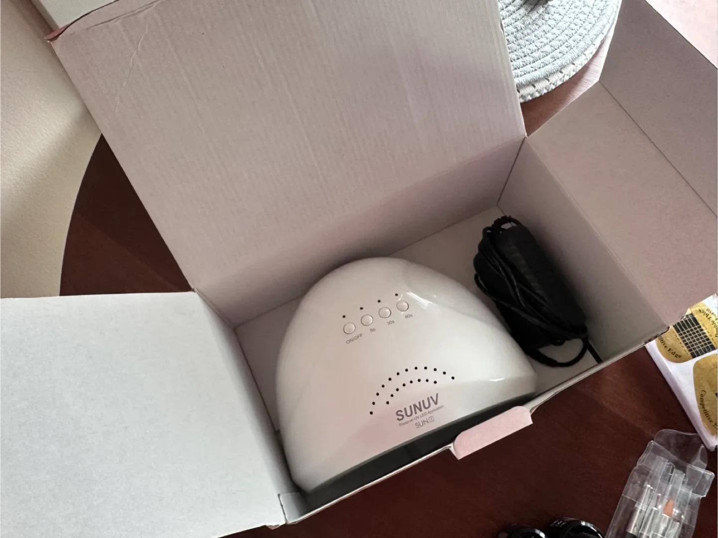 Nail Drill YG618 & SUNUV 2-IN-1 UV LED Nail Lamp image indicator(3)