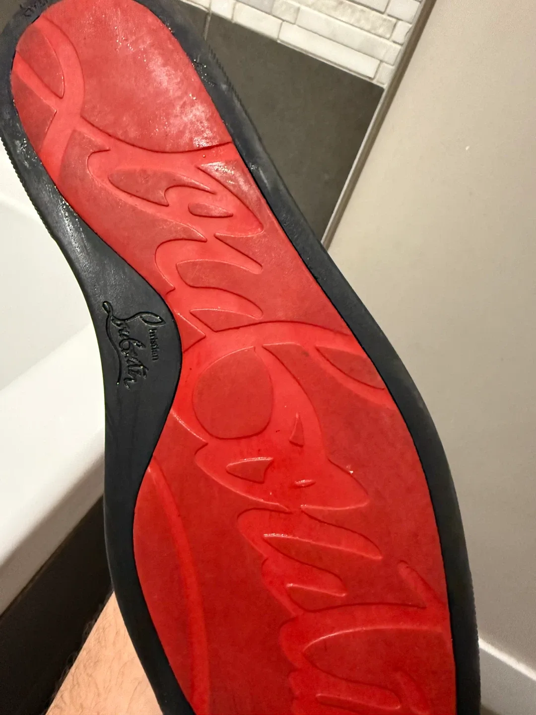 Christian Louboutin orlato Black Python High-Top Sneakers image indicator(8)