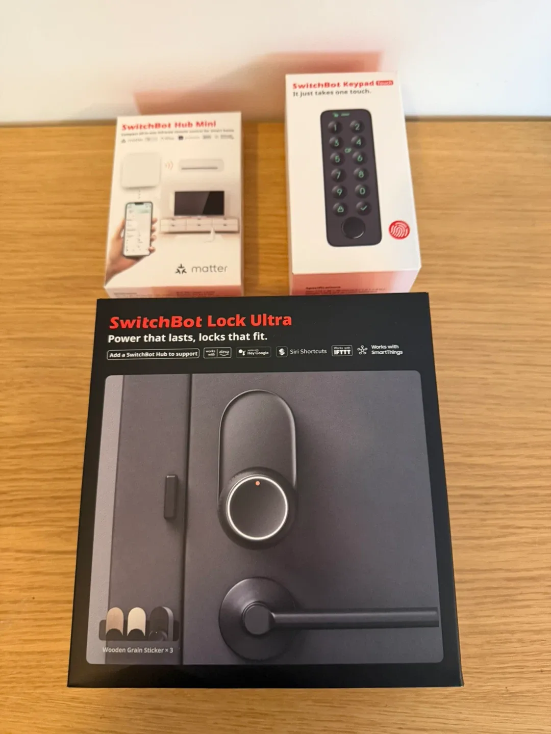 New SwitchBot Lock Ultra, Keypad Touch & Hub Mini