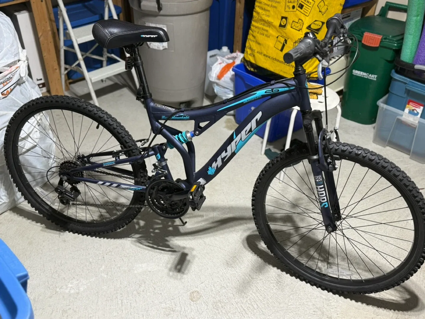 Hyper 26" Razor Mountain Bike - Blue thumbnail