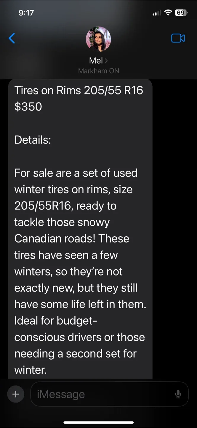 Used Winter Tire - 205/55R16 image indicator(6)