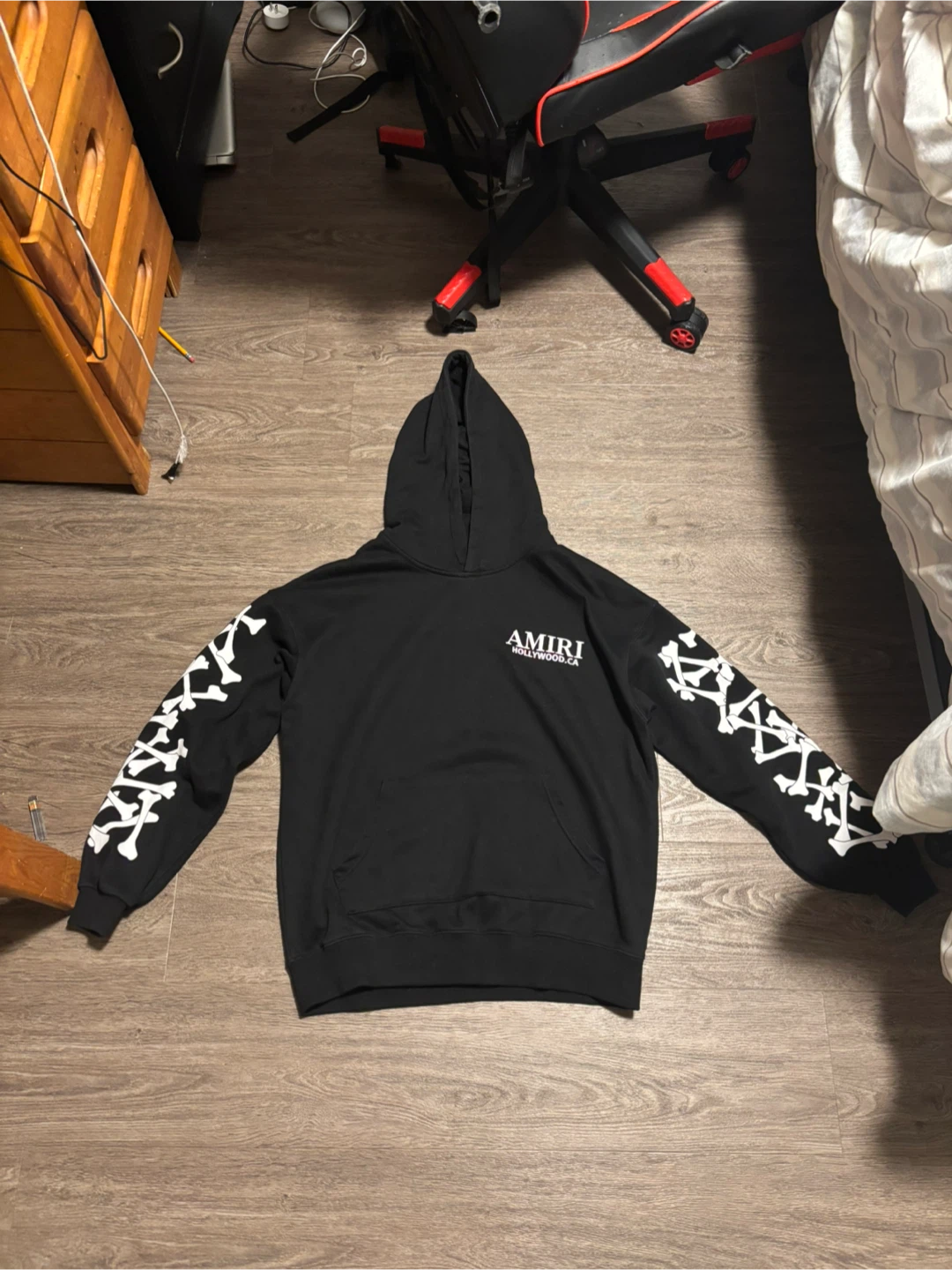 Amiri Bones Black Hoodie