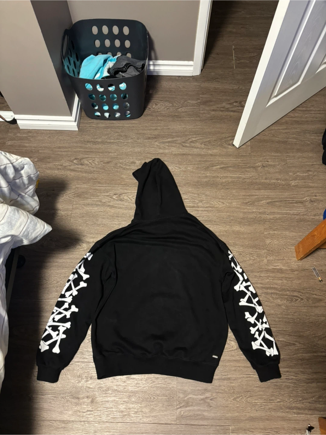 Amiri Bones Black Hoodie - photo 2