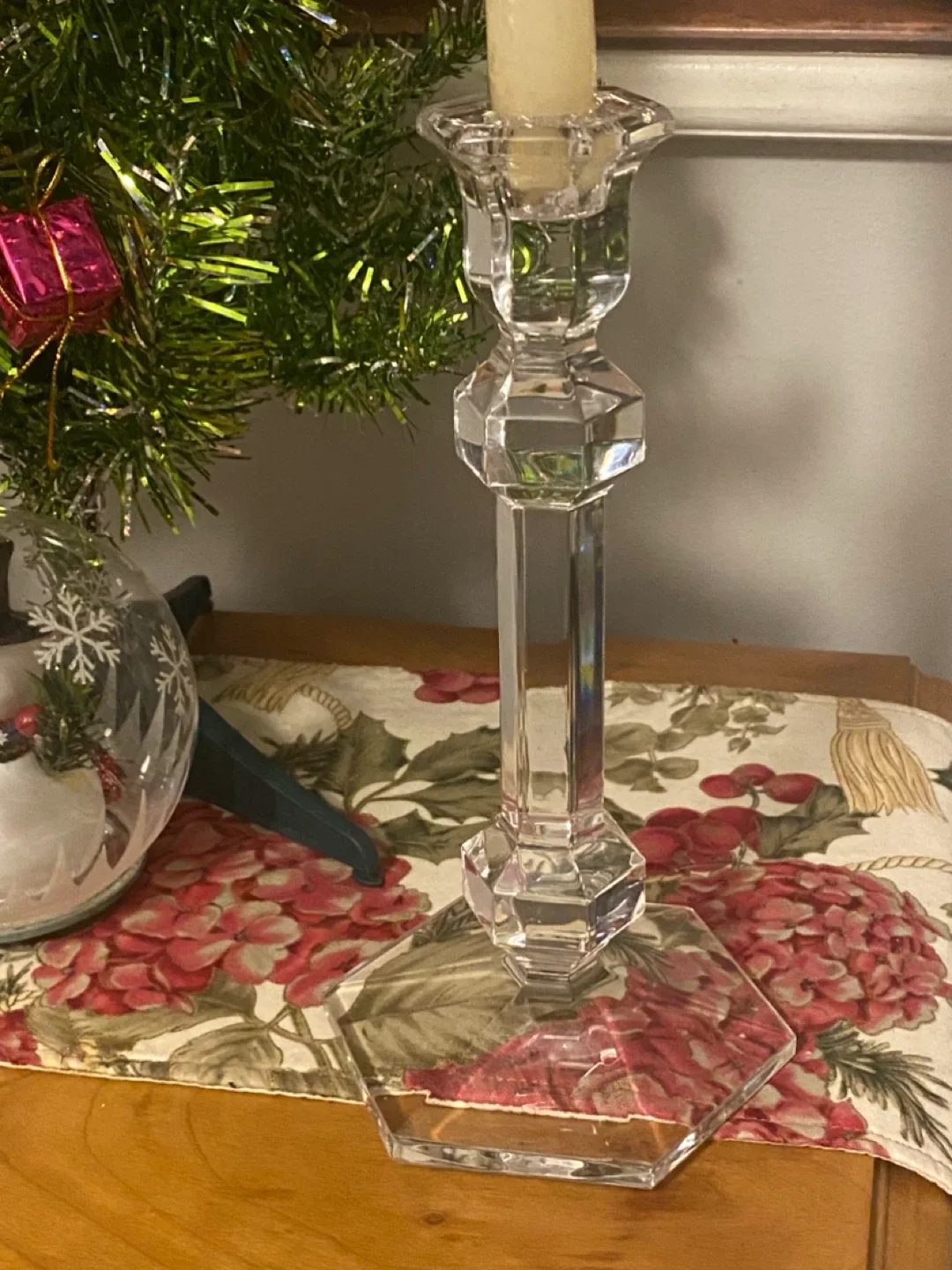 Stunning Vintage “Val St. Lambert” Lead Crystal Candlesticks image indicator(7)