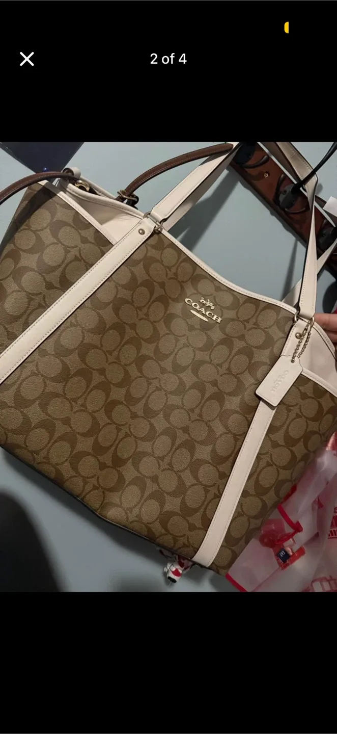 Coach Signature Tote Bag image indicator(2)