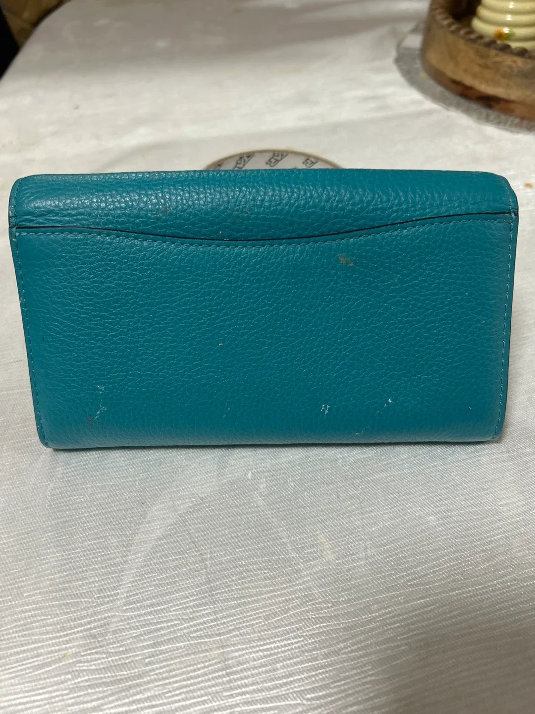 Coach Turquoise Leather Wallet 🥕🥕🥕🥕 image indicator(3)