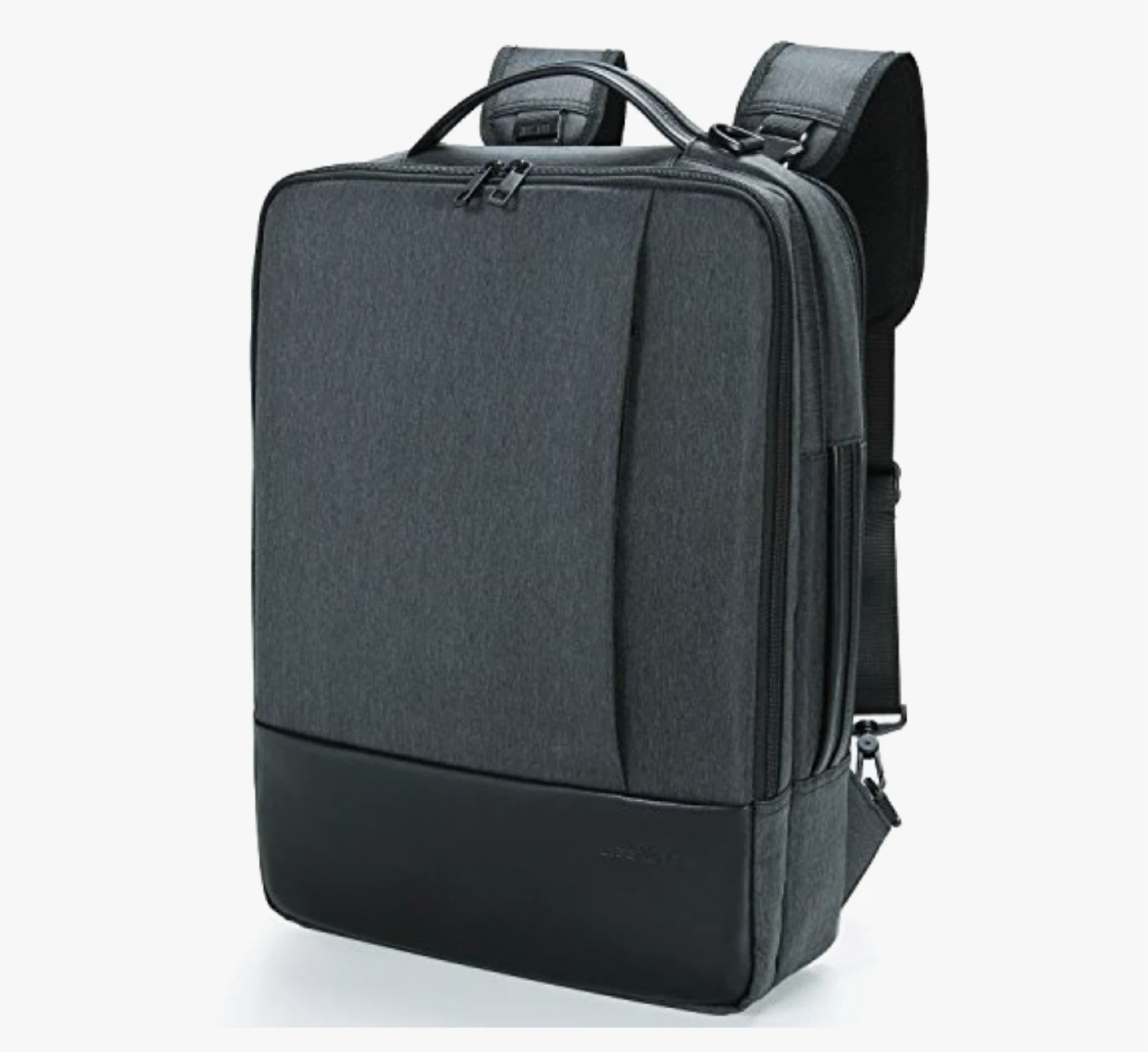 Convertible Briefcase/Backpack - Grey