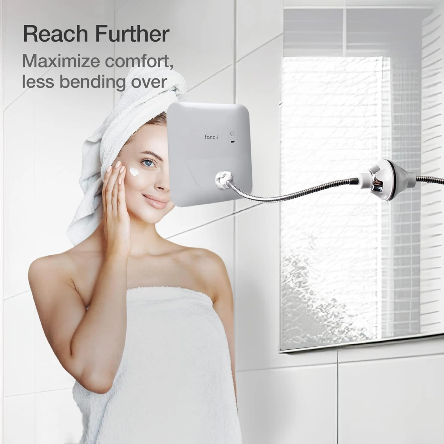 Fancii LED Makeup Mirror - 10x Magnification Flexible Mirror - photo 4
