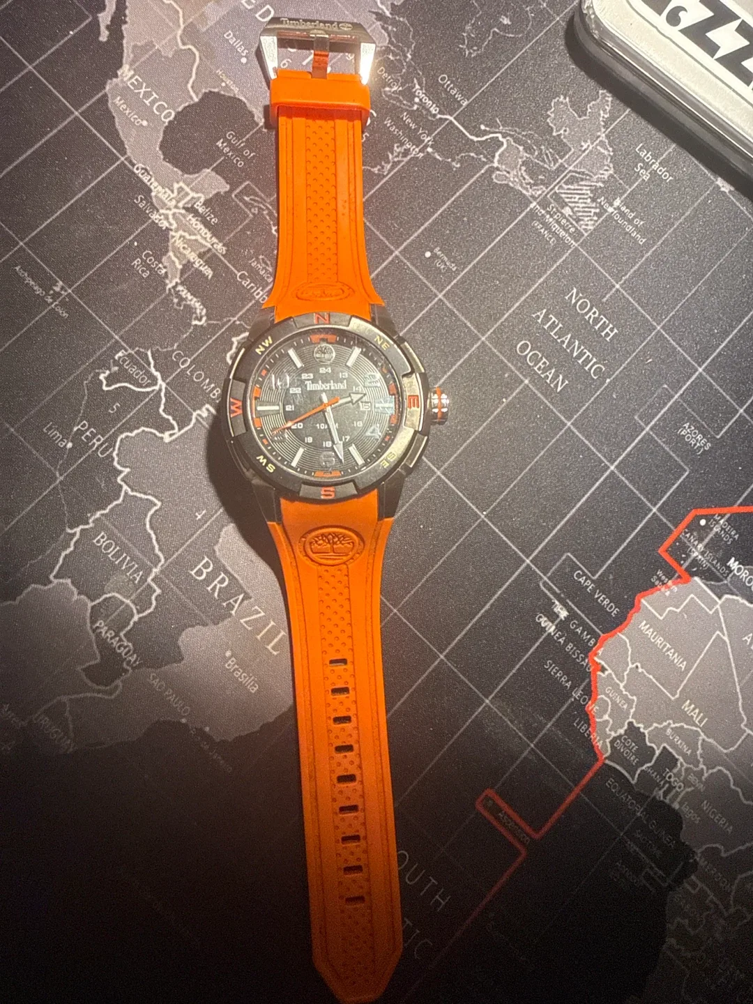 Timberland Altamont Orange Watch model 13849J thumbnail
