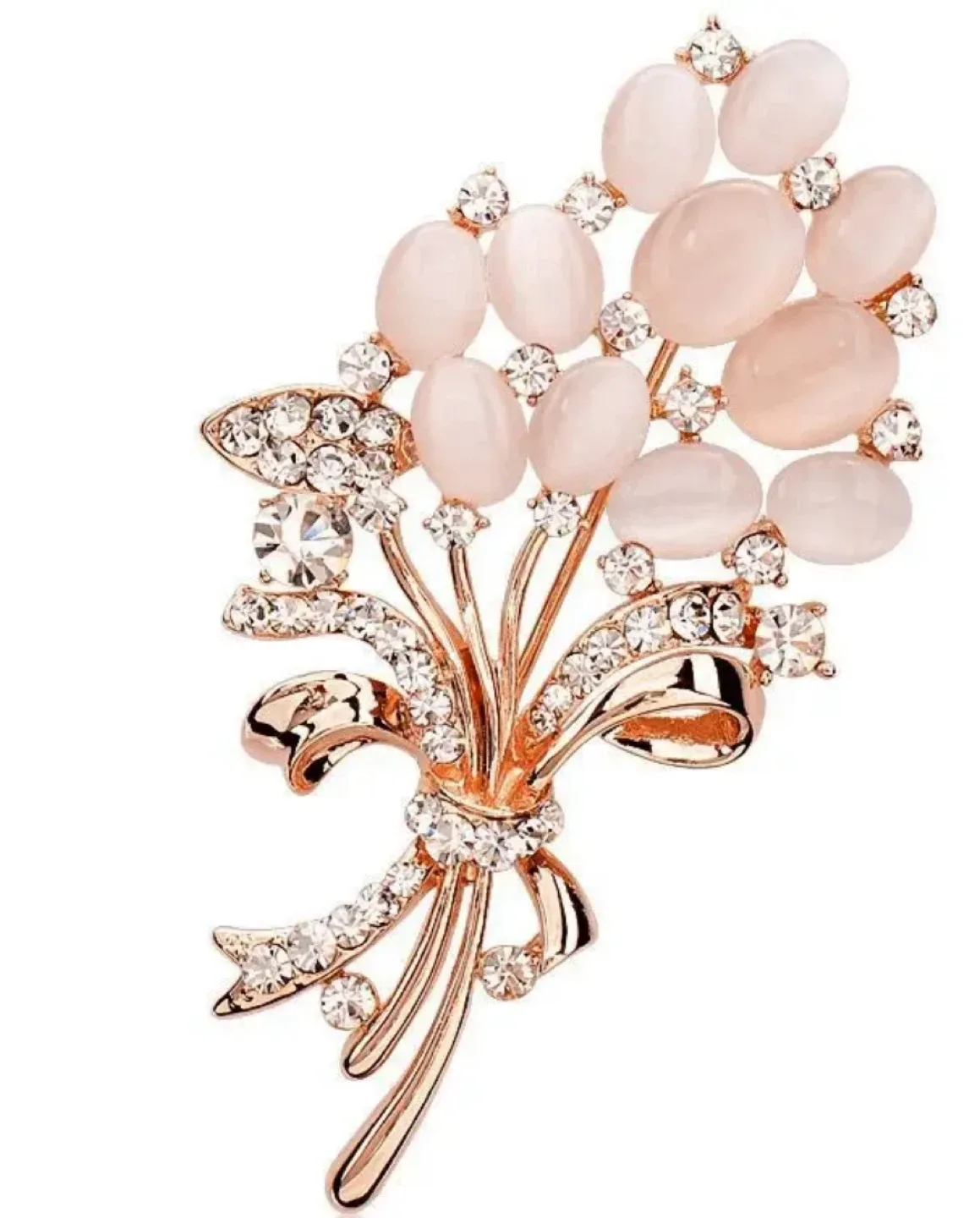 Floral Bouquet Brooch - Gold Tone image indicator(3)