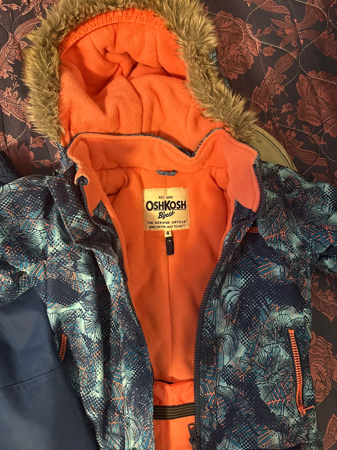 OshKosh B'gosh Size 4 Snowsuit Set
