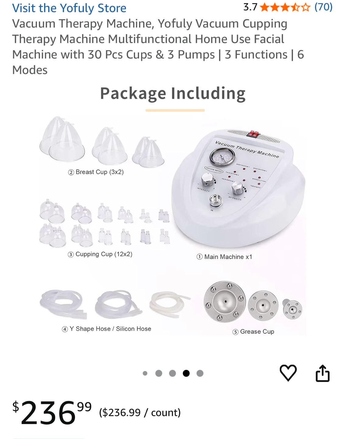 Vacuum Cupping Therapy Machine - photo 2
