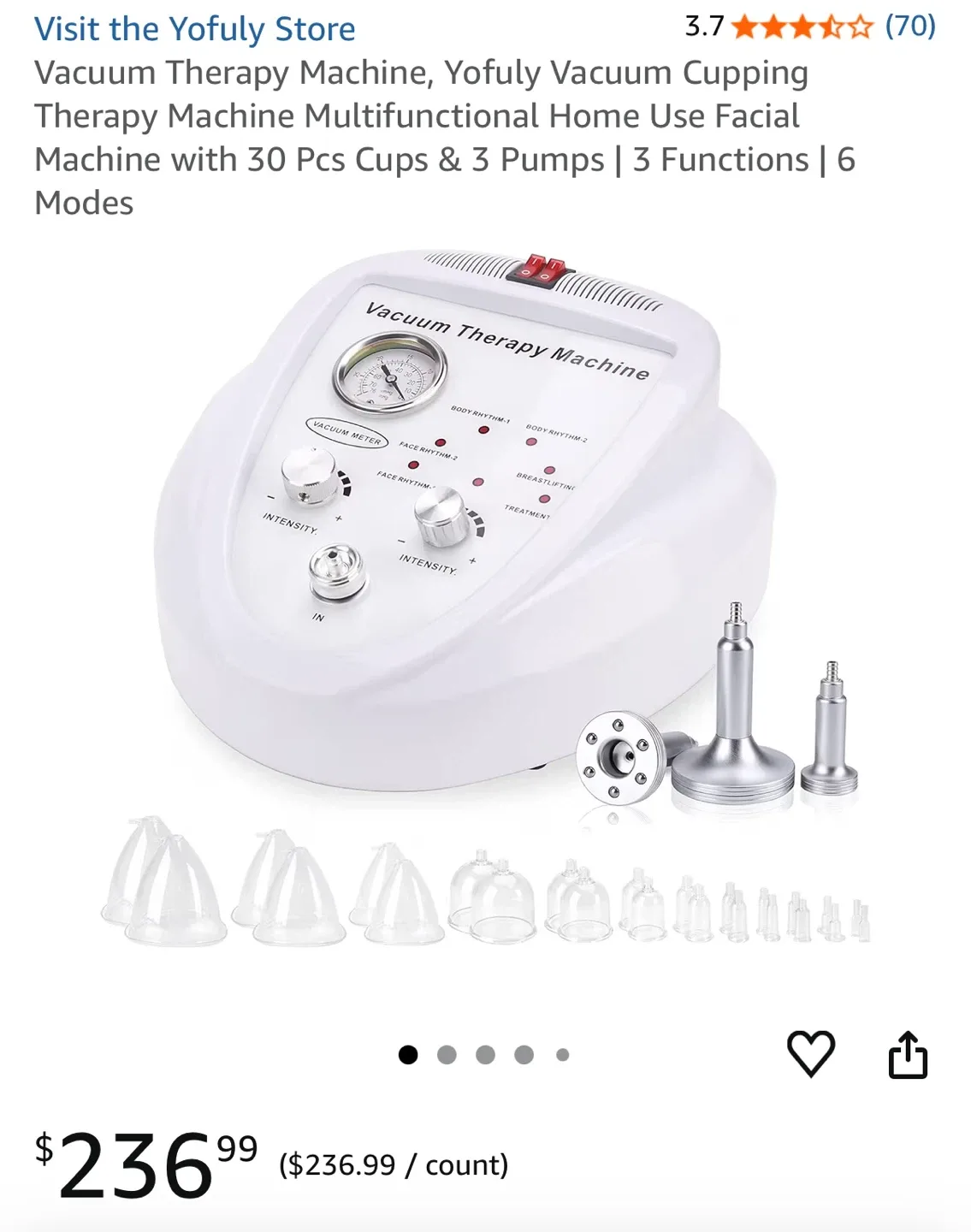 Vacuum Cupping Therapy Machine