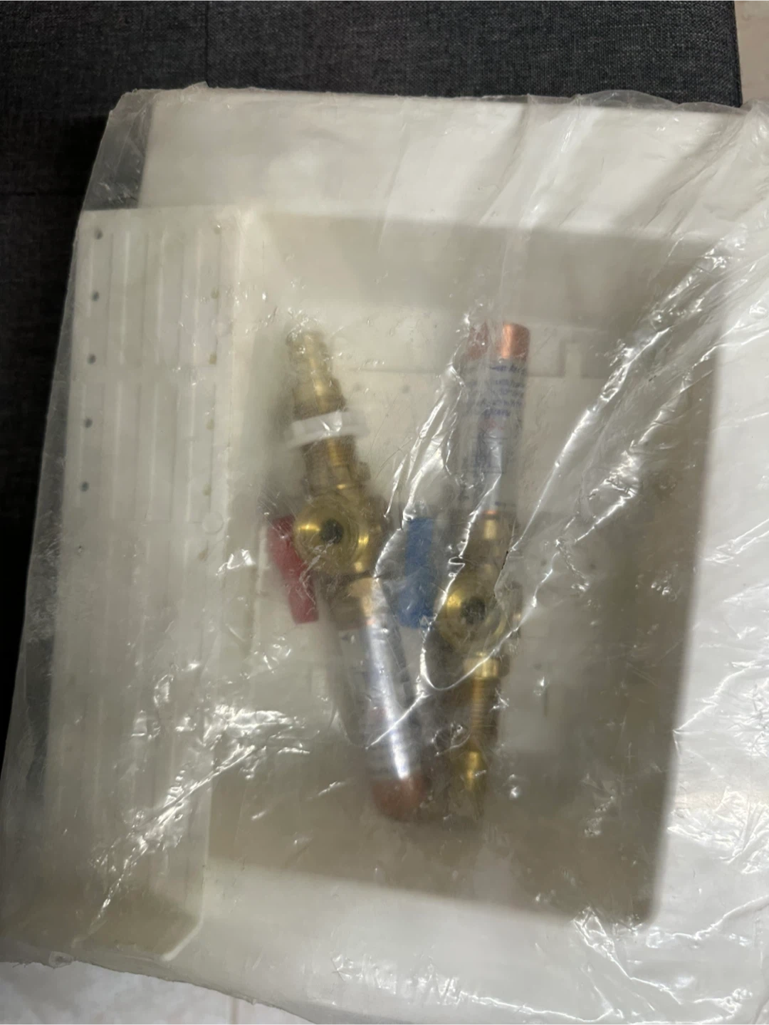 Plumbing Valves in Box for Laundry