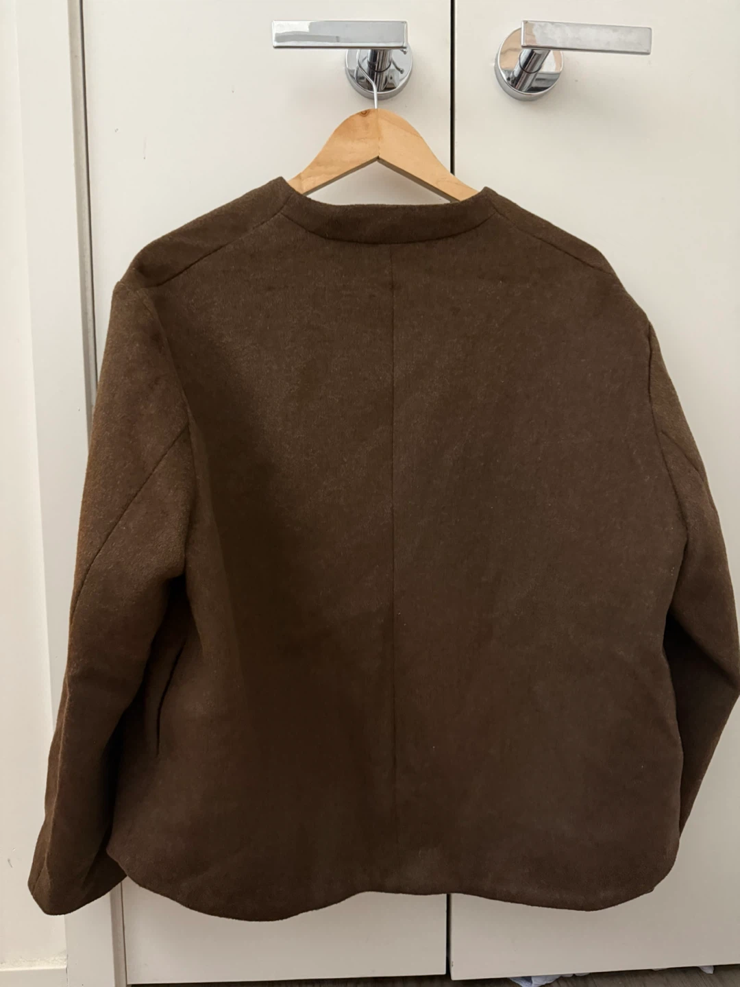 Brown Wool Blend Jacket - Size M - photo 2